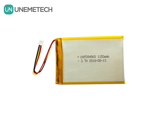 3.7V 1150mAh Silver Lithium Polymer Battery 384860 pin Lipo tùy chỉnh