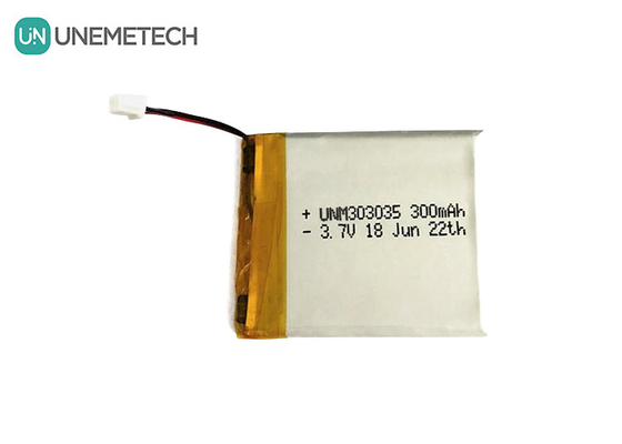 300mAh Lithium Polymer Battery 303035 Nominal Voltage 3.7 V Lipo Battery MSDS được phê duyệt