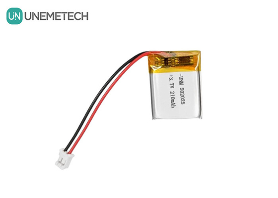 3.7V 210mAh pin Lithium Polymer tùy chỉnh 502025 với PCB và dây chì cho hệ thống xe đạp điện