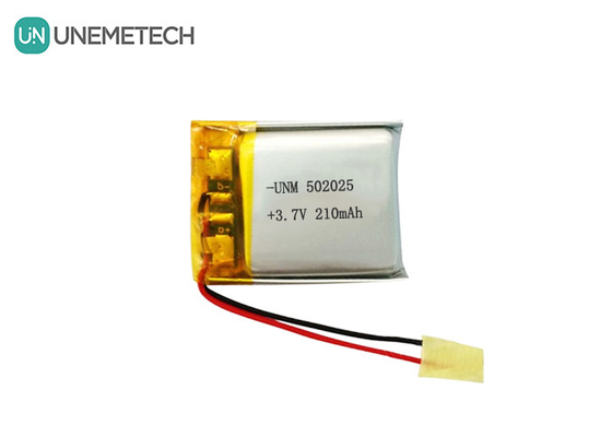 3.7V 210mAh pin Lithium Polymer tùy chỉnh 502025 với PCB và dây chì cho hệ thống xe đạp điện