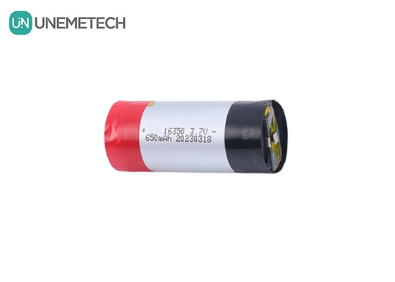 5A Tốc độ xả cao pin LiPo hình trụ 3.7V 650mAh 16350 Đối với các thiết bị gia dụng