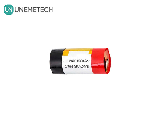 3A Tháo pin Lithium Ion Polymer 18400 3.7v 1100mah LiPo