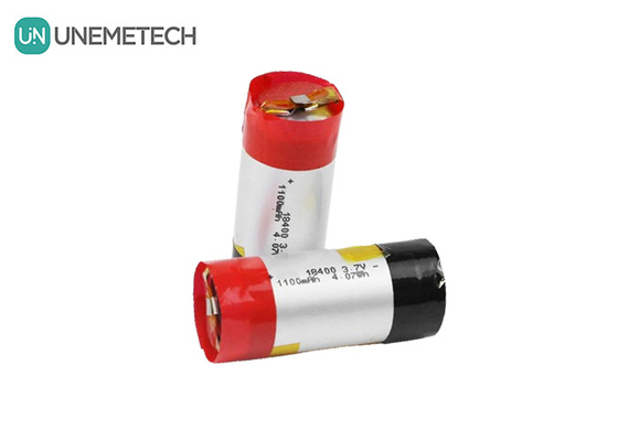 3A Tháo pin Lithium Ion Polymer 18400 3.7v 1100mah LiPo