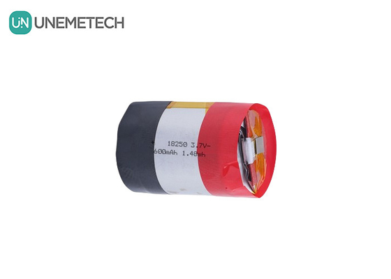 18250 630mAh 3.7V pin polymer Li-ion có thể sạc lại có điện tích 5A