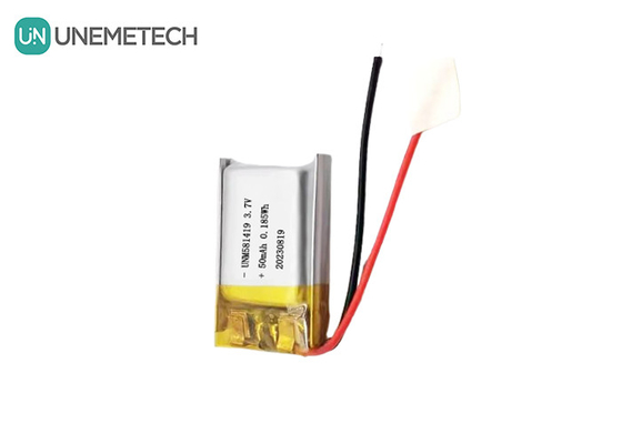 Ultra Small 3.7v 50mah Lipo pin 15C Tốc độ xả cao pin lithium ion 581419
