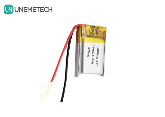 Ultra Small 3.7v 50mah Lipo pin 15C Tốc độ xả cao pin lithium ion 581419