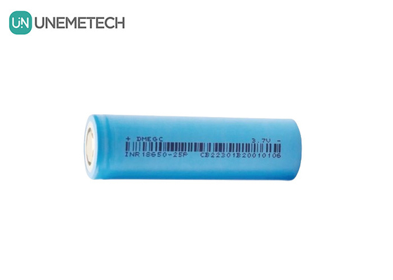 2500mAh 3.7V Max 6A Sạc liên tục Pin ion lithium hình trụ 18650 INR18650-25P