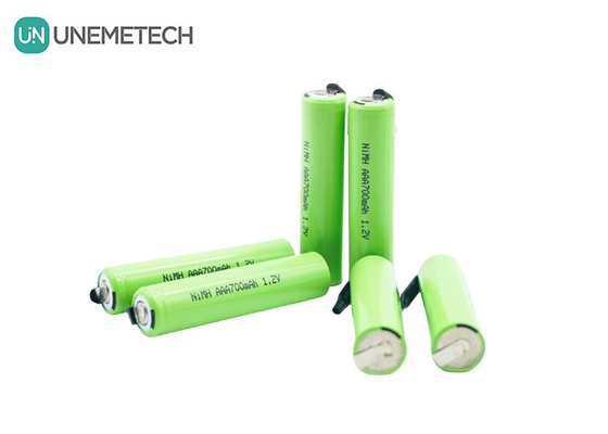 UNEMETECH AAA pin sạc lại Ni-MH 1.2V 700mAh AAA700 Cho Máy cạo tóc điện