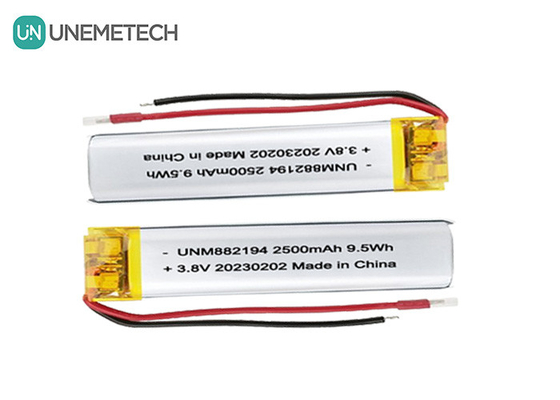Tùy chỉnh 882194 pin LiPo điện áp cao 4.35V 2500mAh 1 năm bảo hành