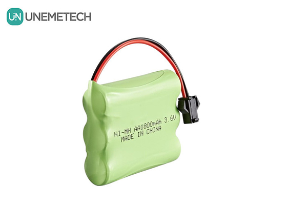 3.6V NiMH pin gói 1800mAh pin AA sạc lại cho xe đồ chơi điều khiển từ xa