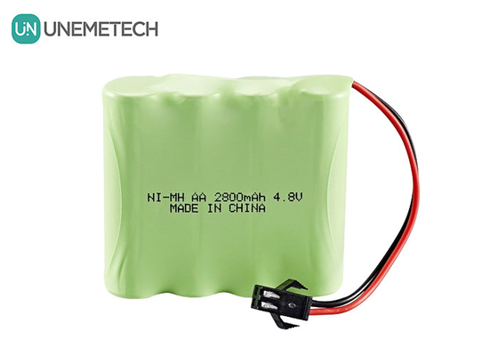 4.8V Nickel-Metal Hydride pin 2800mAh Bộ pin AA sạc lại