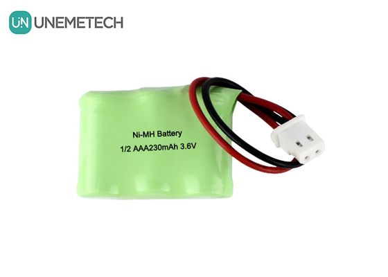1/2AAA NiMH pin sạc 3.6V 230mAh Bộ pin sạc cột