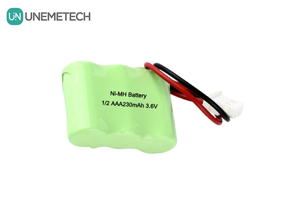 1/2AAA NiMH pin sạc 3.6V 230mAh Bộ pin sạc cột