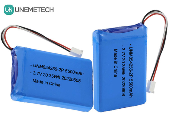3.7V Li Poly pin sạc lại 854256 2P 5500mAh pin thiết bị công nghiệp