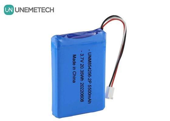3.7V Li Poly pin sạc lại 854256 2P 5500mAh pin thiết bị công nghiệp