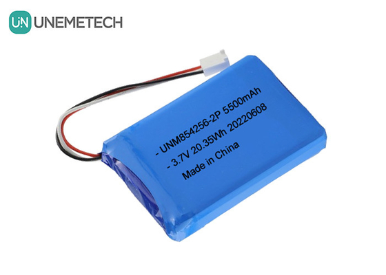 3.7V Li Poly pin sạc lại 854256 2P 5500mAh pin thiết bị công nghiệp