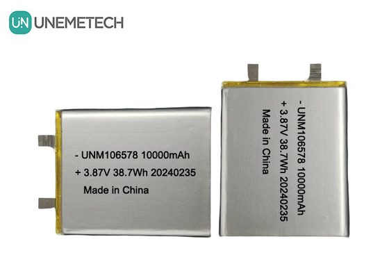 Pin LiPo công suất cao 10000mAh 3.87V 106578 Cho hệ thống lưu trữ năng lượng
