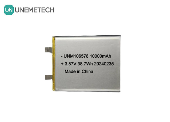 Pin LiPo công suất cao 10000mAh 3.87V 106578 Cho hệ thống lưu trữ năng lượng