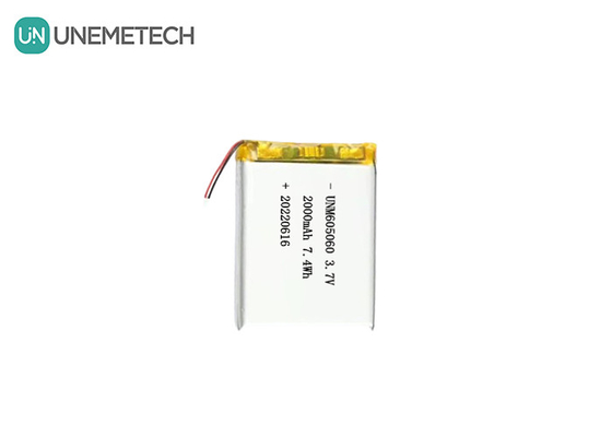 UNEMETECH 605060 2000mAh pin Lithium Polymer 3.7V Công cụ làm đẹp pin sạc