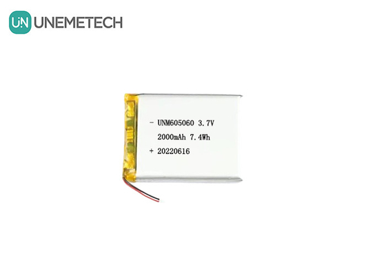 UNEMETECH 605060 2000mAh pin Lithium Polymer 3.7V Công cụ làm đẹp pin sạc