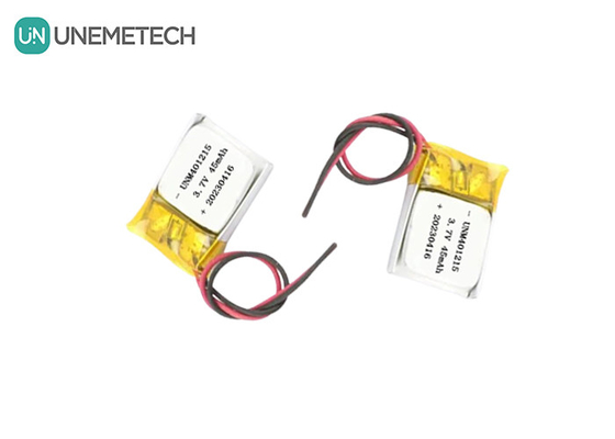 Pin Lithium Polymer siêu mỏng 401215 3.7V 45mAh pin Li Po cho GPS Tracker