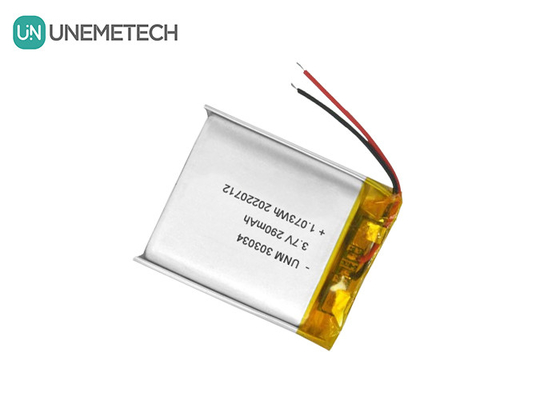 3.7V 290mAh pin Lithium Ion Polymer sạc lại 303034 cho đồ chơi điện