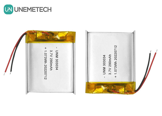 3.7V 290mAh pin Lithium Ion Polymer sạc lại 303034 cho đồ chơi điện