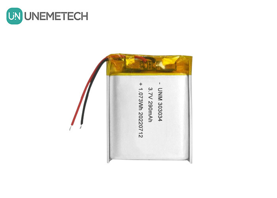 3.7V 290mAh pin Lithium Ion Polymer sạc lại 303034 cho đồ chơi điện
