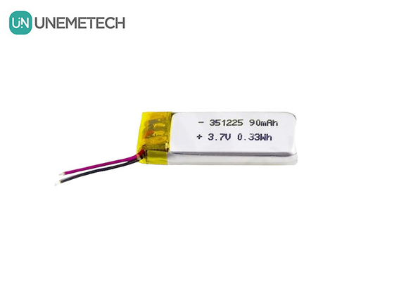 351225 Pin Li-ion Polymer 3.7V 90mAh Pin Lithium Polymer siêu mỏng có thể sạc lại