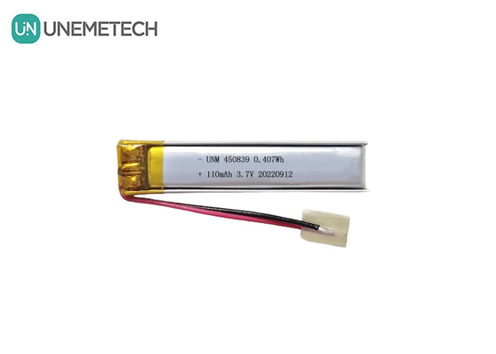 Thiết kế chính xác 3.7V 110mAh LiPo pin Lithium polymer pin sạc 450839