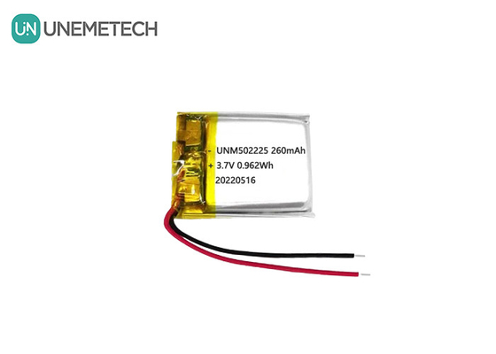 3.7V pin lithium polymer ion sạc 502225 260mAh cho cảm biến không dây