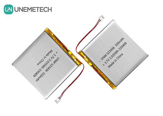Pin Lithium-ion Polymer 3.7V 550mAh 523436 Pin Lithium-ion có thể sạc lại cho GPS Tracker