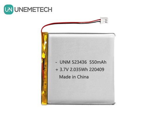 Pin Lithium-ion Polymer 3.7V 550mAh 523436 Pin Lithium-ion có thể sạc lại cho GPS Tracker