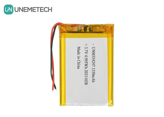 3.7V 1350mAh Bộ pin Li-ion Polymer sạc lại 554247 cho Mini Drone
