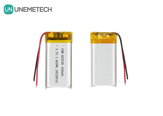 Pin Lithium Ion Polymer 602238 3.7V 450mAh Pin Li-ion sạc lại cho máy theo dõi thú cưng