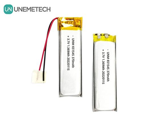 3.7V 370mAh 651545 Pin Lithium Li-ion Polymer sạc lại cho các sản phẩm kỹ thuật số