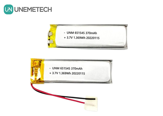 3.7V 370mAh 651545 Pin Lithium Li-ion Polymer sạc lại cho các sản phẩm kỹ thuật số