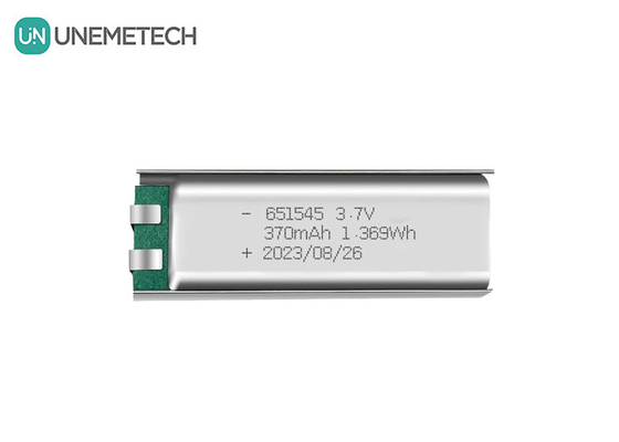 3.7V 370mAh 651545 Pin Lithium Li-ion Polymer sạc lại cho các sản phẩm kỹ thuật số