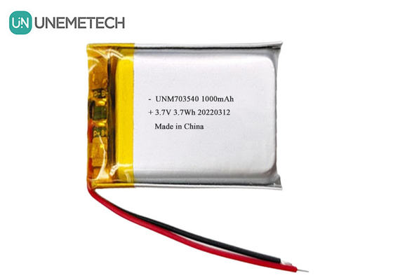 Pin LiPo 1000mAh 703540 3.7V pin Li polymer sạc lại cho các sản phẩm điện tử