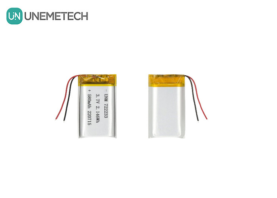 Pin Lithium Polymer 722233 3.7V 580mAh Pin LiPo từ Trung Quốc Nhà sản xuất