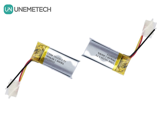 3.7V 380mAh pin Li-Polymer sạc lại 101330 cho đồng hồ thông minh