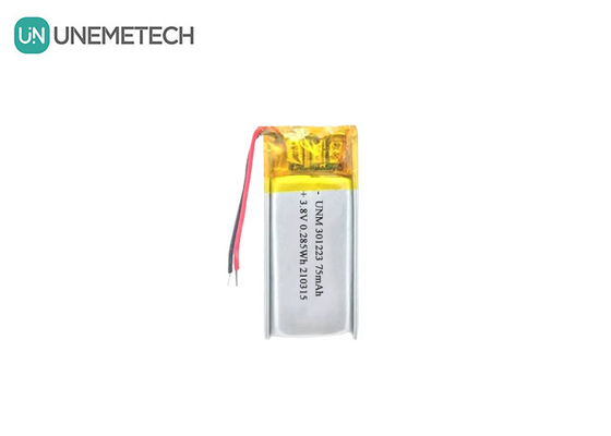 3.8V 75mAh pin Lithium Ion Polymer 321223 pin nhỏ Lipo cho bút điện tử