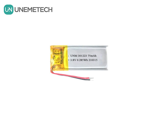3.8V 75mAh pin Lithium Ion Polymer 321223 pin nhỏ Lipo cho bút điện tử