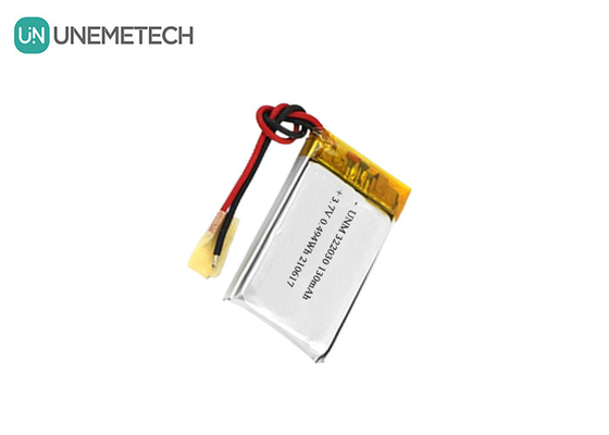 322030 Ứng dụng sạc pin Li Polymer 3.7V 130mAh Lipo cho máy theo dõi thể dục