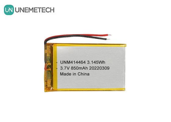 3.7V 850mAh pin LiPo sạc lại 414464 pin pouch cho đèn bàn