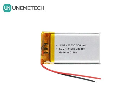 3.7 V 300mAh pin Lithium Ion 422035 pin LiPo cho điều khiển từ xa