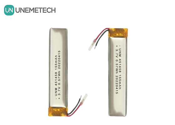 Lipo 3.7V 155mAh pin polymer sạc lại 451458 Cho tai nghe không dây