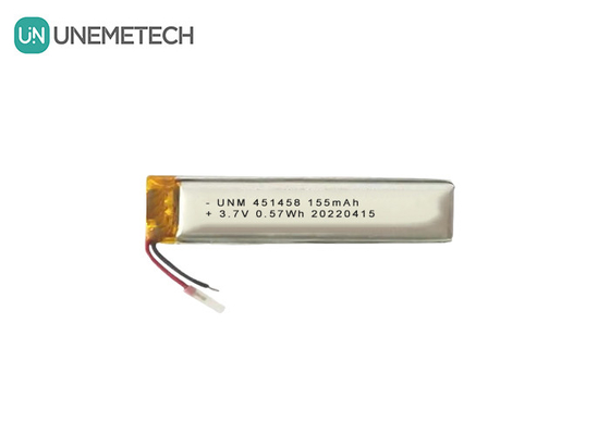 Lipo 3.7V 155mAh pin polymer sạc lại 451458 Cho tai nghe không dây