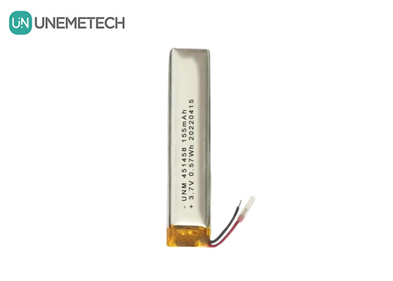Lipo 3.7V 155mAh pin polymer sạc lại 451458 Cho tai nghe không dây