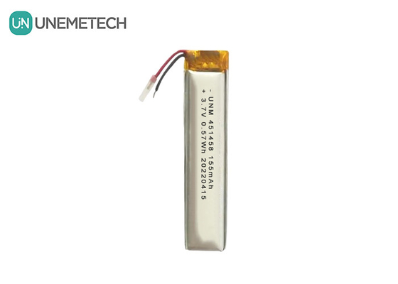 Lipo 3.7V 155mAh pin polymer sạc lại 451458 Cho tai nghe không dây